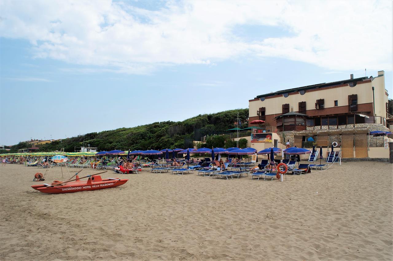 Hotel Villa Tramonto Direttamente Sul Mare San Vincenzo Eksteriør bilde